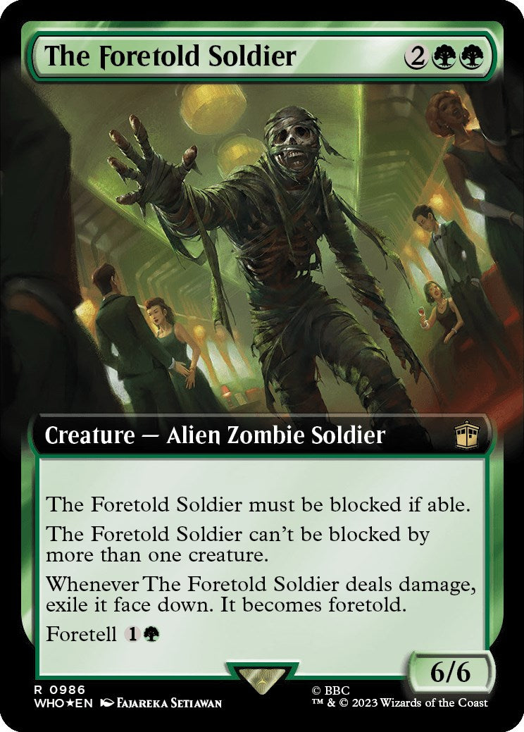 The Foretold Soldier (Extended Art) (Surge Foil) [Doctor Who] | Chromatic Games