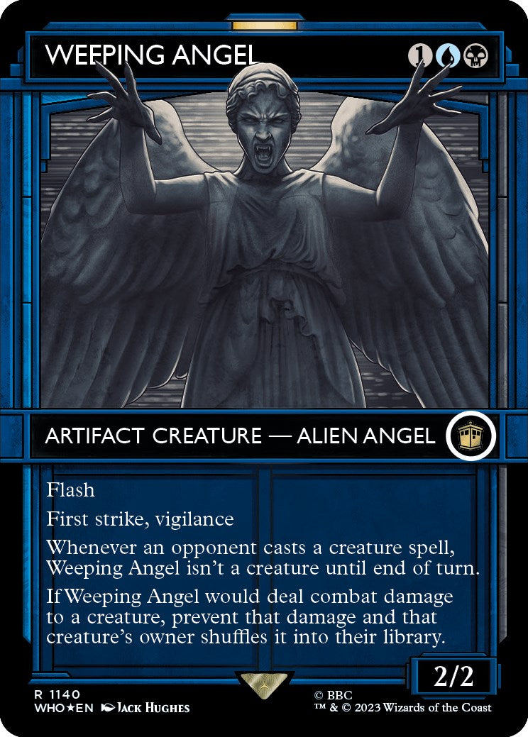 Weeping Angel (Showcase) (Surge Foil) [Doctor Who] | Chromatic Games