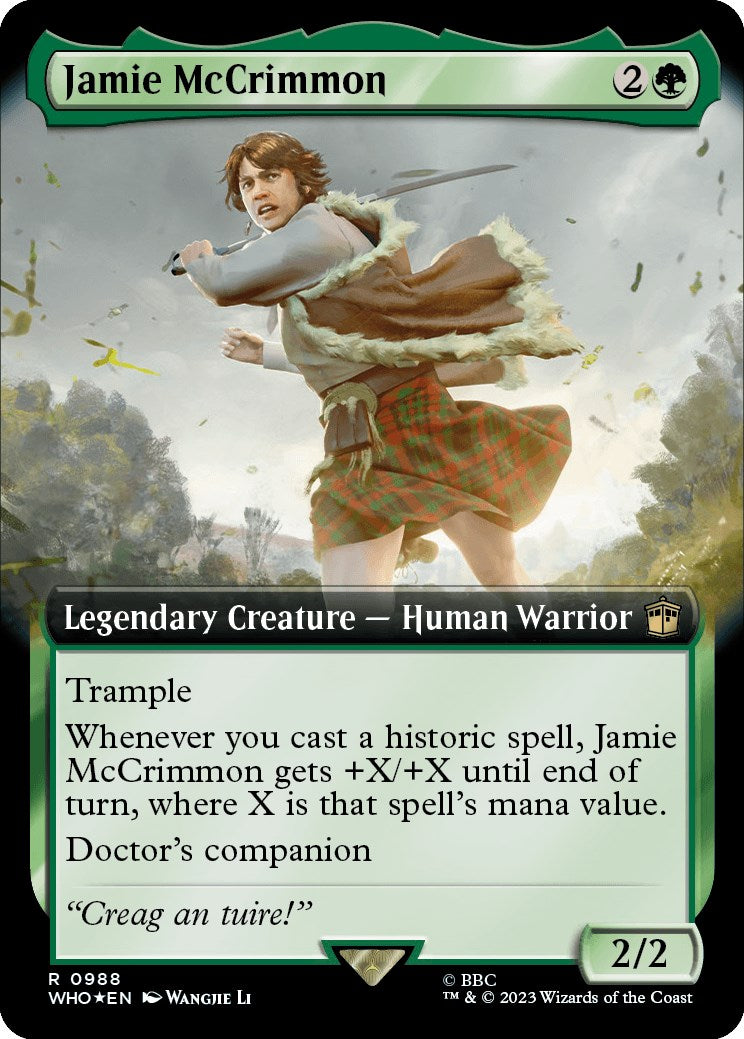 Jamie McCrimmon (Extended Art) (Surge Foil) [Doctor Who] | Chromatic Games
