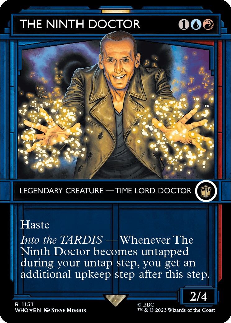 The Ninth Doctor (Showcase) (Surge Foil) [Doctor Who] | Chromatic Games