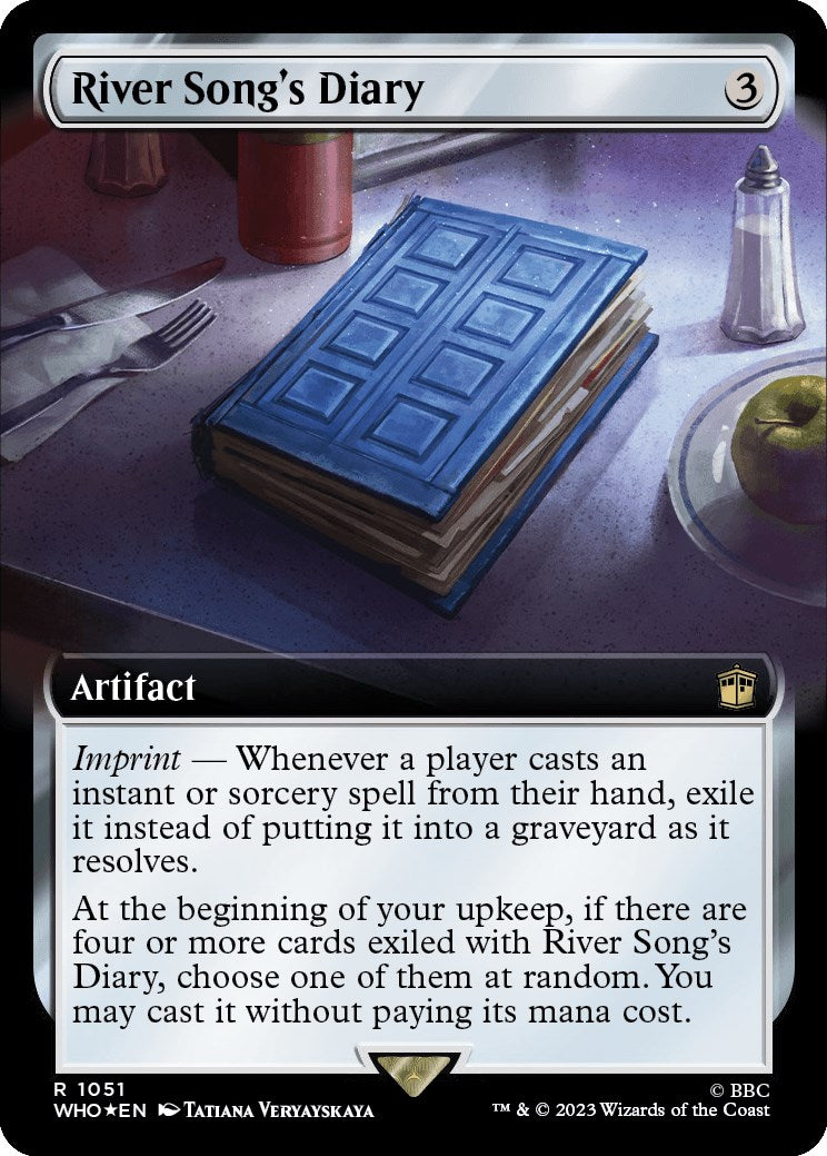 River Song's Diary (Extended Art) (Surge Foil) [Doctor Who] | Chromatic Games