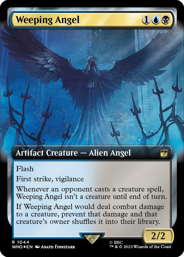 Weeping Angel (Extended Art) (Surge Foil) [Doctor Who] | Chromatic Games