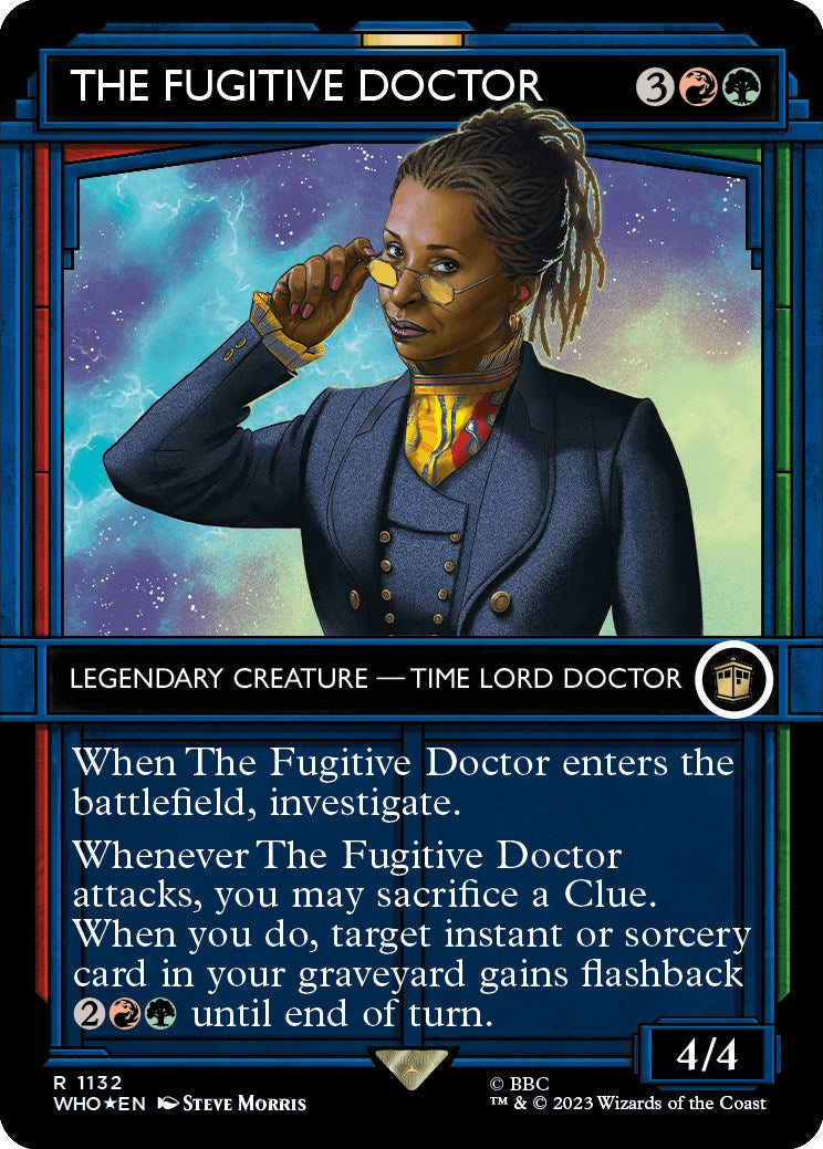 The Fugitive Doctor (Showcase) (Surge Foil) [Doctor Who] | Chromatic Games