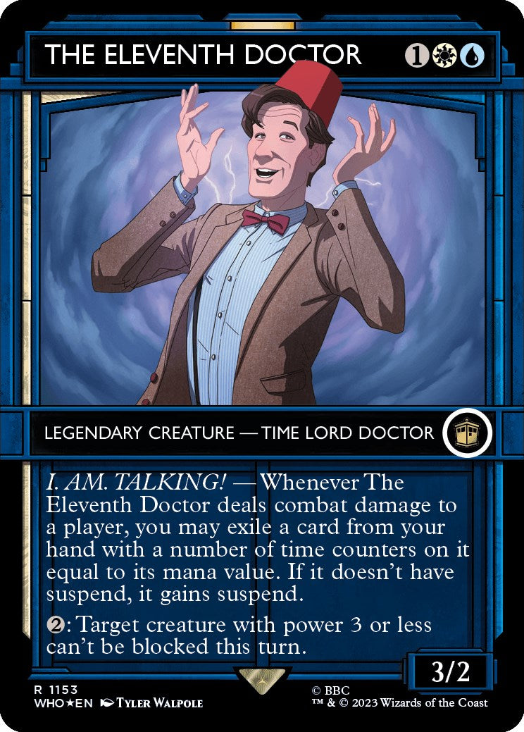 The Eleventh Doctor (Showcase) (Surge Foil) [Doctor Who] | Chromatic Games