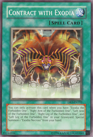 Contract with Exodia [DR1-EN193] Common | Chromatic Games