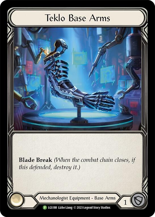 Teklo Base Arms [LGS188] (Promo)  Cold Foil | Chromatic Games