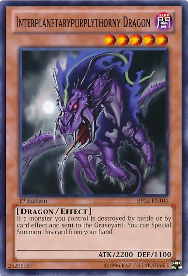 Interplanetarypurplythorny Dragon [BP02-EN104] Common | Chromatic Games