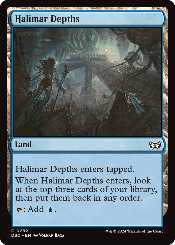 Halimar Depths [Duskmourn: House of Horror Commander] | Chromatic Games