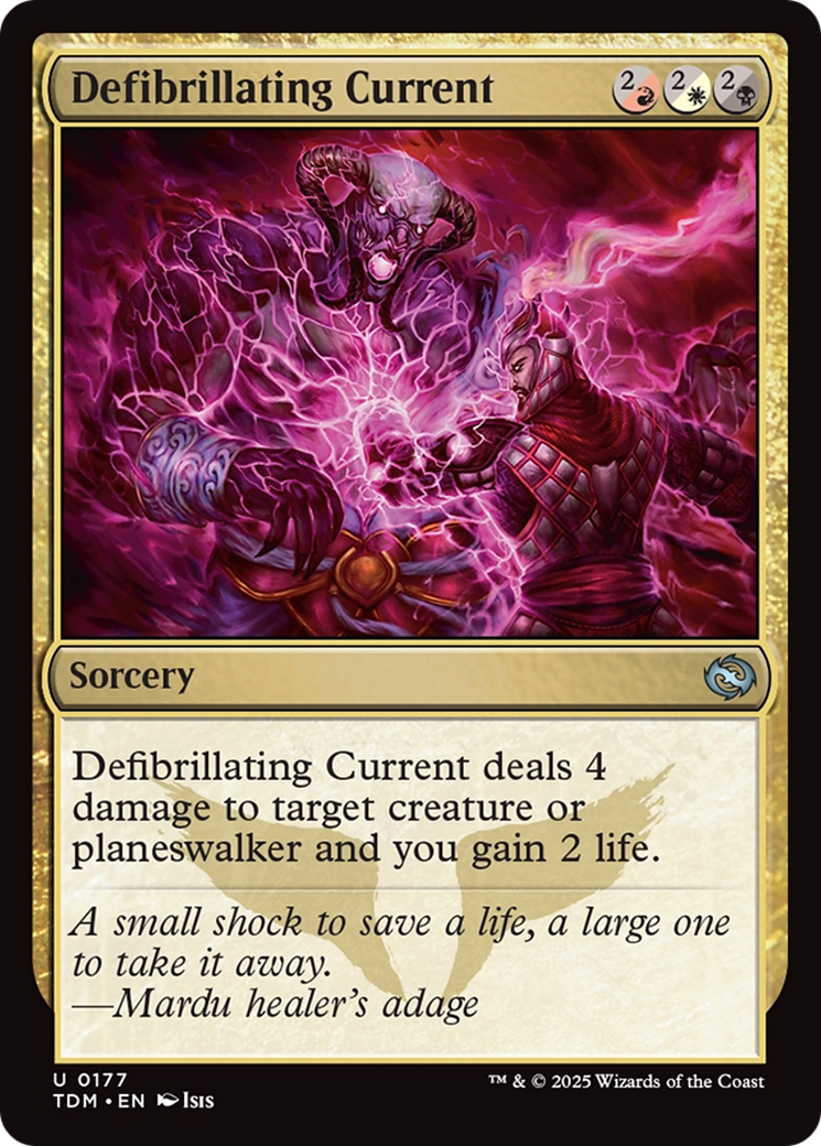 Defibrillating Current [Tarkir: Dragonstorm] | Chromatic Games
