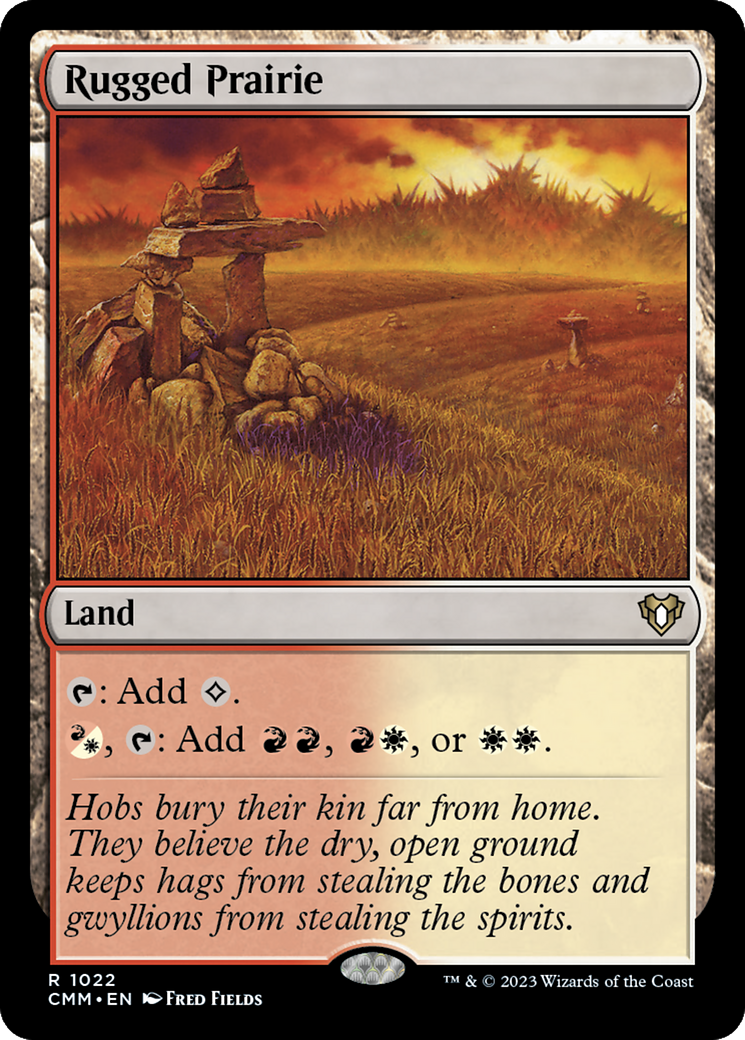 Rugged Prairie [Commander Masters] | Chromatic Games