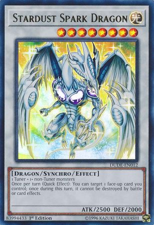 Stardust Spark Dragon [DUDE-EN012] Ultra Rare | Chromatic Games