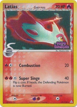 Latias (21/110) (Delta Species) (Stamped) [EX: Holon Phantoms] | Chromatic Games