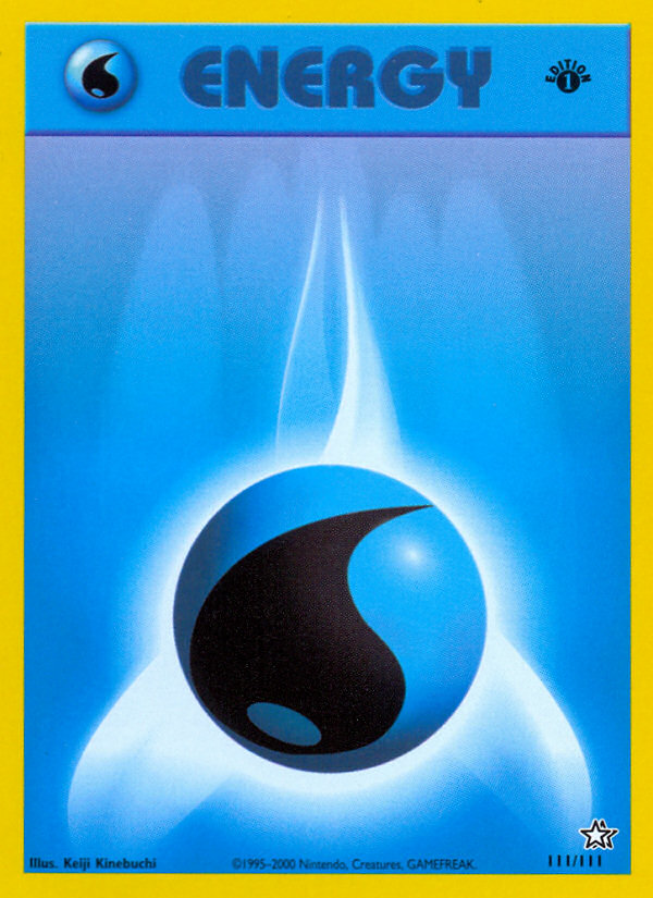 Water Energy (111/111) [Neo Genesis 1st Edition] | Chromatic Games