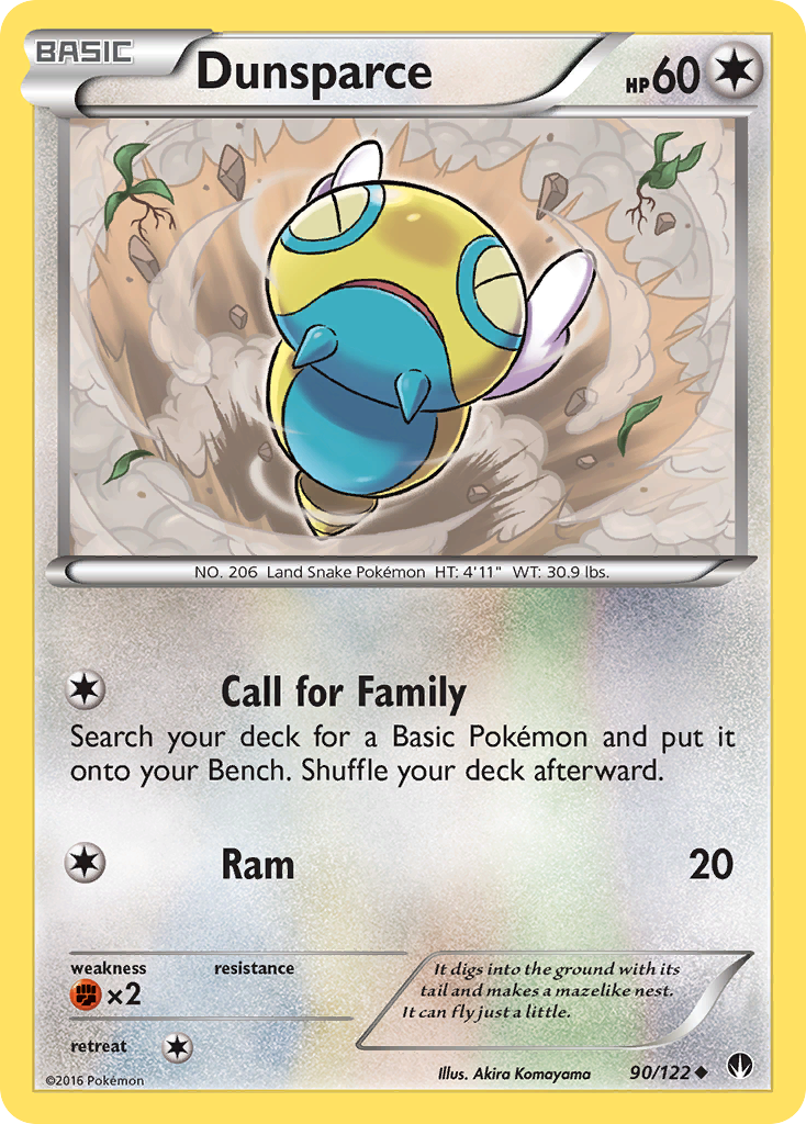 Dunsparce (90/122) [XY: BREAKpoint] | Chromatic Games