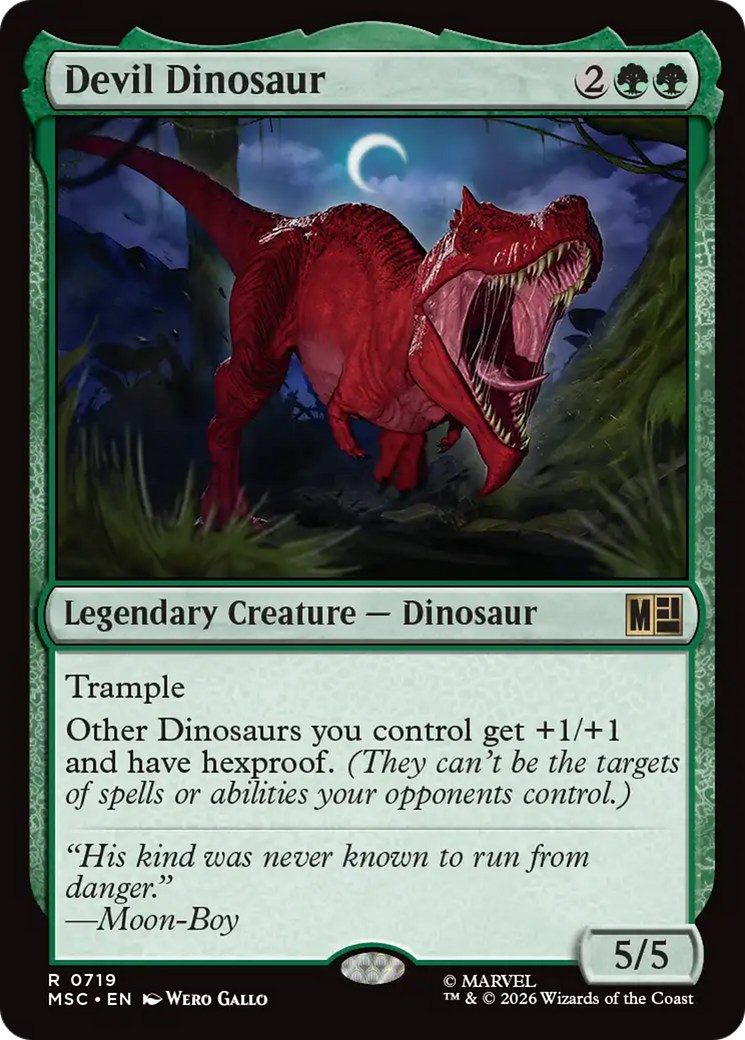 Devil Dinosaur [Marvel Super Heroes Commander] | Chromatic Games