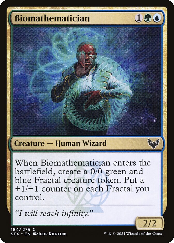 Biomathematician 164 (Strixhaven: School of Mages)  - Foil | Chromatic Games