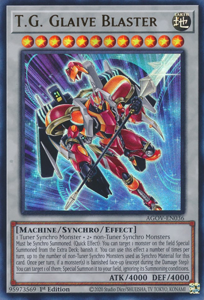 T.G. Glaive Blaster [AGOV-EN036] Ultra Rare | Chromatic Games