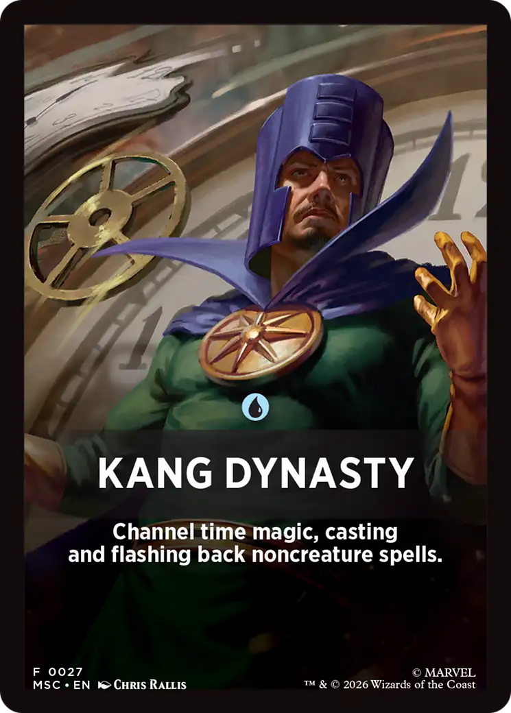 Kang Dynasty Theme Card [Marvel Super Heroes Commander] | Chromatic Games