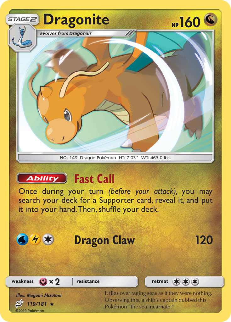 Dragonite (119/181) [Sun & Moon: Team Up] | Chromatic Games