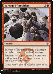 Barrage of Boulders [Mystery Booster] | Chromatic Games