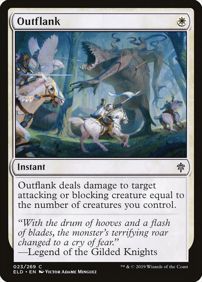 Outflank 23/269 (Throne of Eldraine)  | Chromatic Games