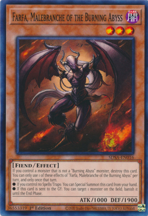 Farfa, Malebranche of the Burning Abyss [SDSA-EN016] Common | Chromatic Games