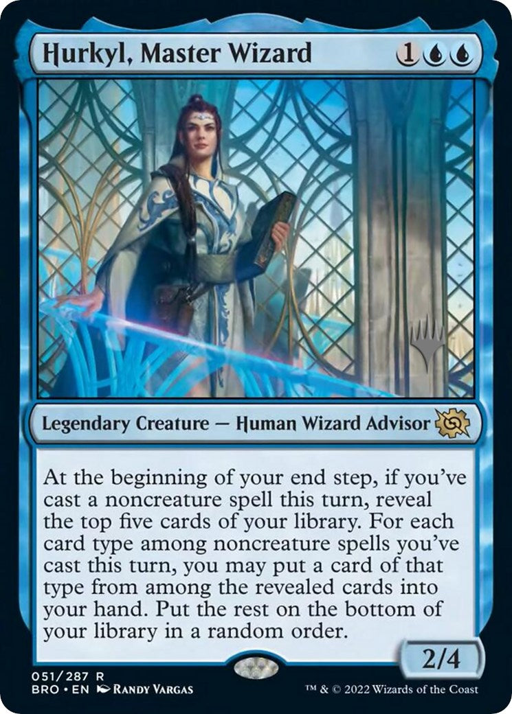 Hurkyl, Master Wizard (Promo Pack) [The Brothers' War Promos] | Chromatic Games