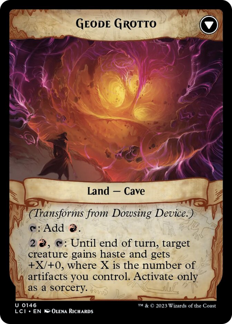 Dowsing Device // Geode Grotto [The Lost Caverns of Ixalan] | Chromatic Games