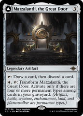 Matzalantli, the Great Door // The Core [The Lost Caverns of Ixalan] | Chromatic Games