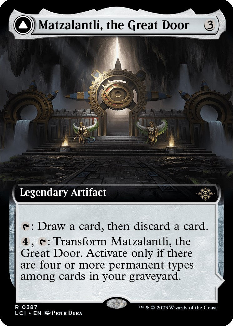 Matzalantli, the Great Door // The Core (Extended Art) [The Lost Caverns of Ixalan] | Chromatic Games