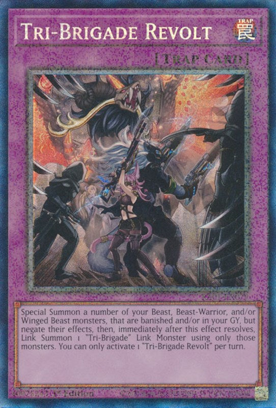 Tri-Brigade Revolt [RA01-EN079] Prismatic Collector's Rare | Chromatic Games