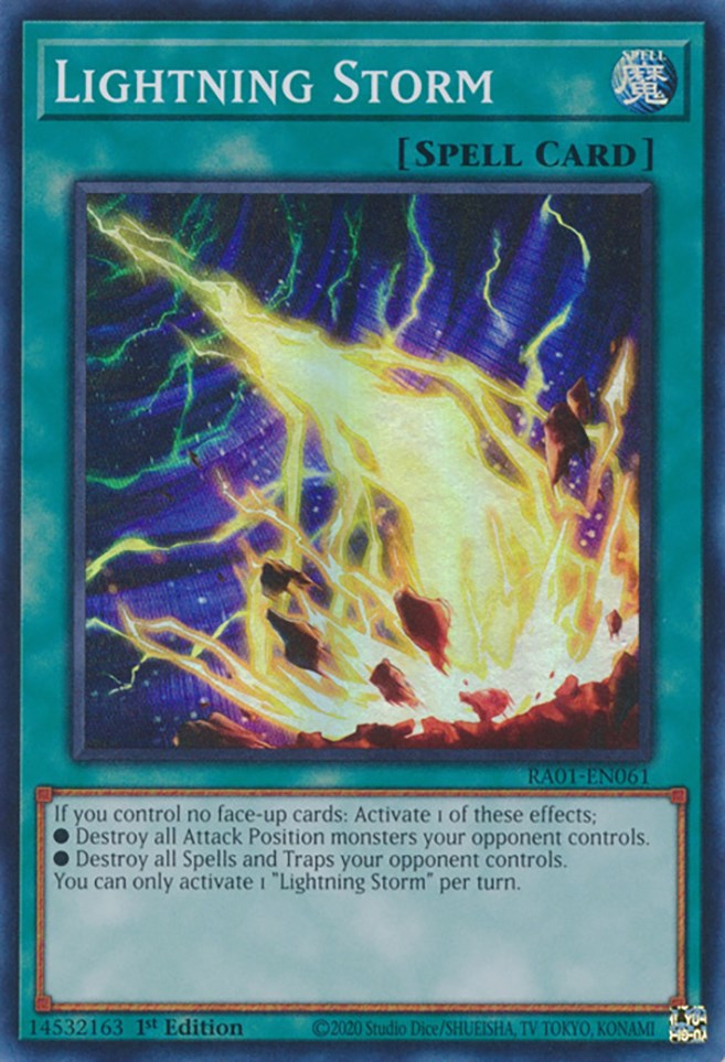 Lightning Storm [RA01-EN061] Super Rare | Chromatic Games