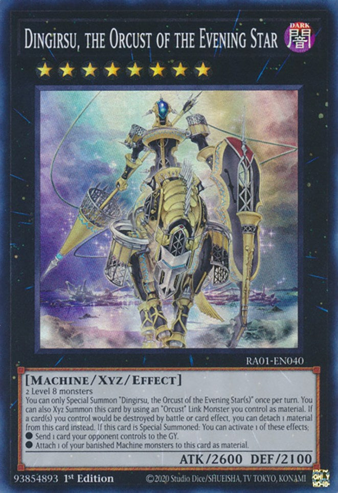 Dingirsu, the Orcust of the Evening Star [RA01-EN040] Super Rare | Chromatic Games