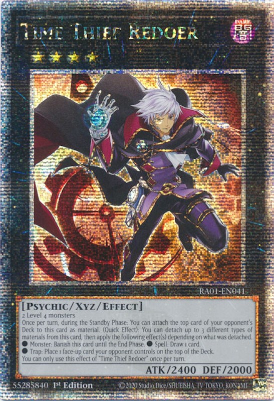 Time Thief Redoer [RA01-EN041] Quarter Century Secret Rare | Chromatic Games