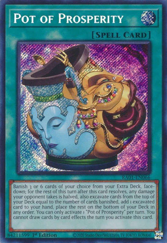 Pot of Prosperity [RA01-EN066] Secret Rare | Chromatic Games