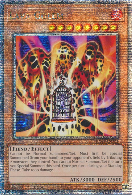 Lava Golem [RA01-EN001] Quarter Century Secret Rare | Chromatic Games