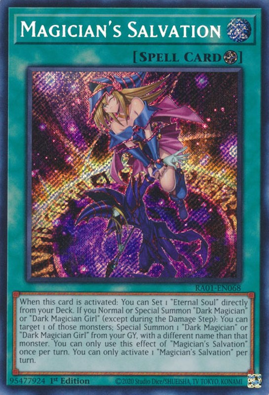 Magician's Salvation [RA01-EN068] Secret Rare | Chromatic Games