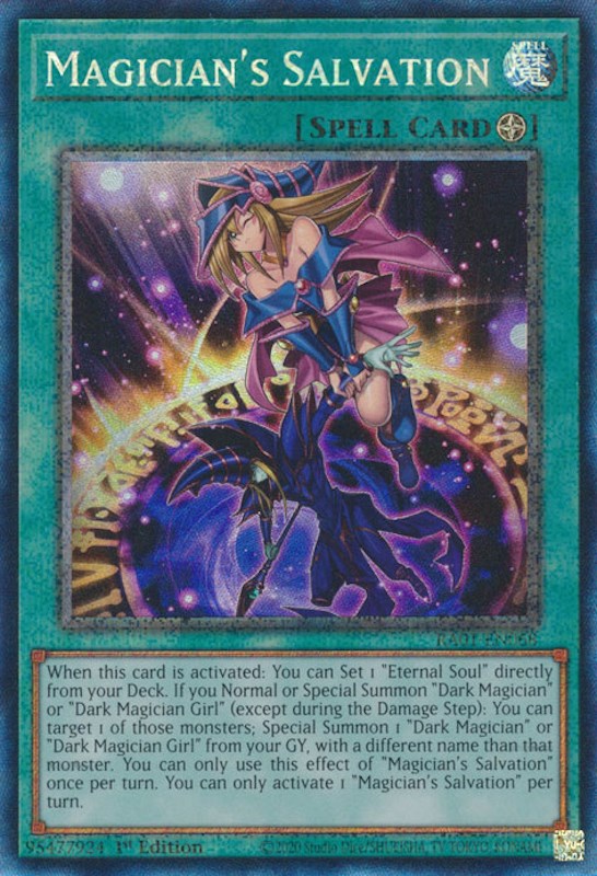 Magician's Salvation [RA01-EN068] Prismatic Collector's Rare | Chromatic Games