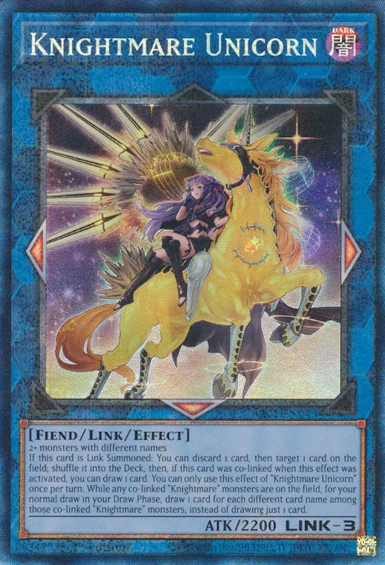 Knightmare Unicorn (Alternate Art) [RA01-EN043] Prismatic Collector's Rare | Chromatic Games