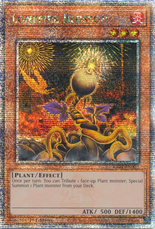 Lonefire Blossom [RA01-EN002] Quarter Century Secret Rare | Chromatic Games