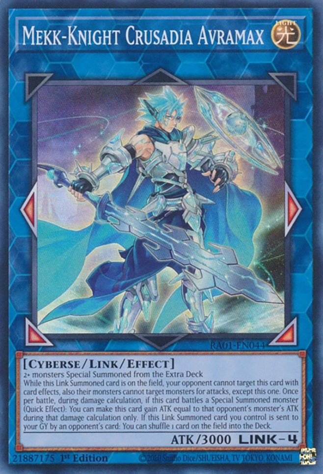Mekk-Knight Crusadia Avramax [RA01-EN044] Super Rare | Chromatic Games