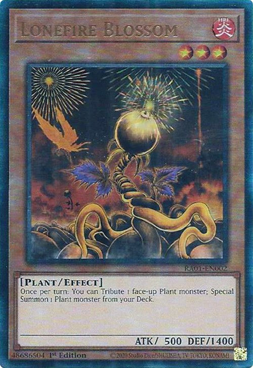 Lonefire Blossom [RA01-EN002] Prismatic Ultimate Rare | Chromatic Games