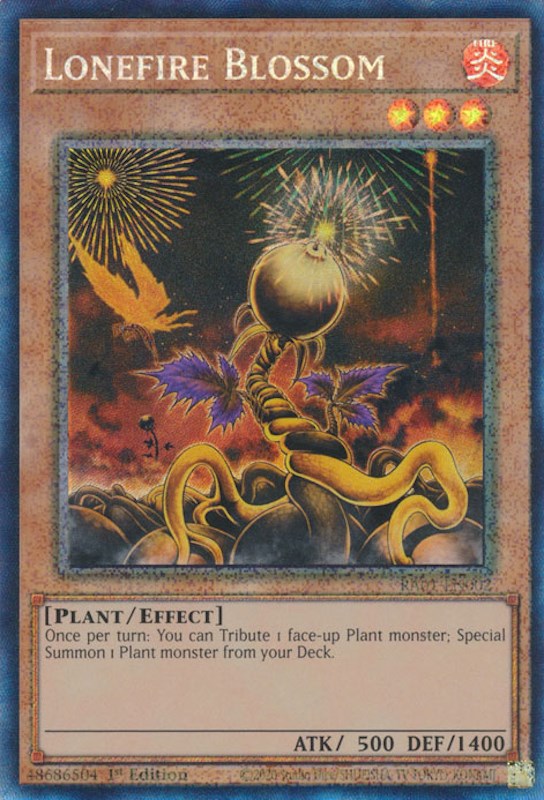 Lonefire Blossom [RA01-EN002] Prismatic Collector's Rare | Chromatic Games