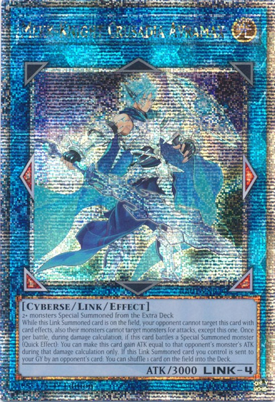 Mekk-Knight Crusadia Avramax [RA01-EN044] Quarter Century Secret Rare | Chromatic Games