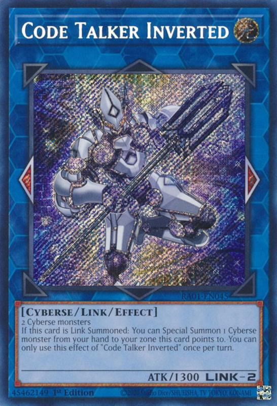 Code Talker Inverted [RA01-EN045] Secret Rare | Chromatic Games