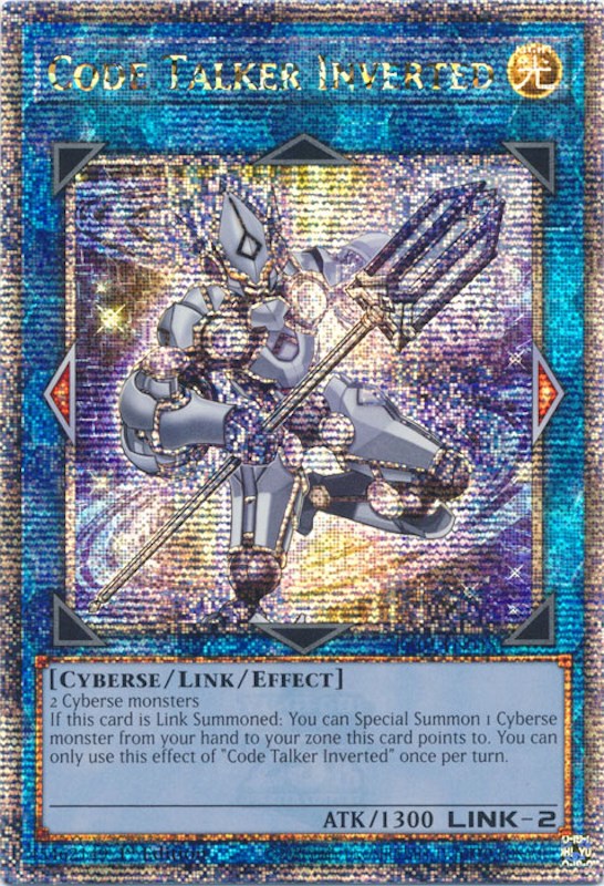 Code Talker Inverted [RA01-EN045] Quarter Century Secret Rare | Chromatic Games