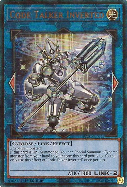 Code Talker Inverted [RA01-EN045] Prismatic Ultimate Rare | Chromatic Games