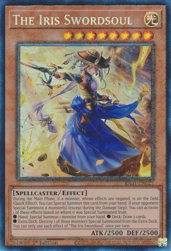 The Iris Swordsoul [RA01-EN023] Prismatic Collector's Rare | Chromatic Games