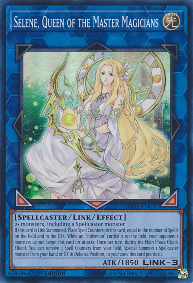 Selene, Queen of the Master Magicians [RA01-EN047] Super Rare | Chromatic Games