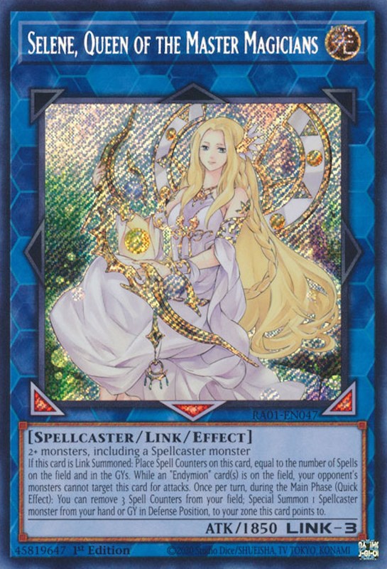 Selene, Queen of the Master Magicians [RA01-EN047] Secret Rare | Chromatic Games